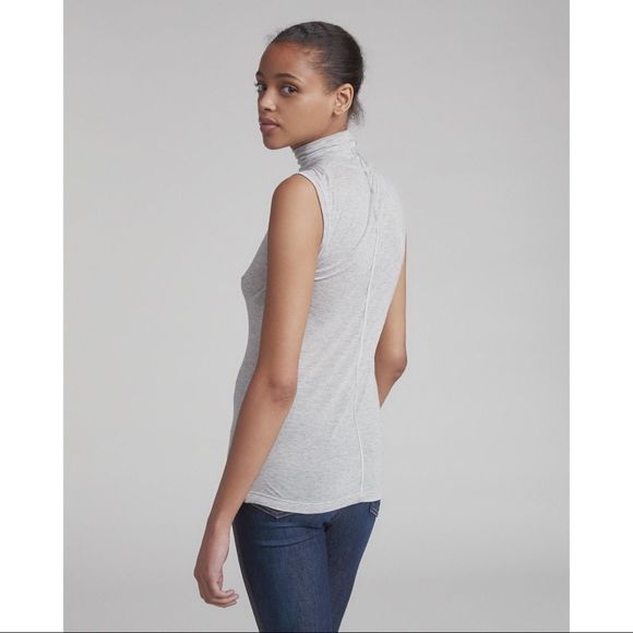 rag & bone Briony sleeveless turtleneck top L NWT - Picture 6 of 8